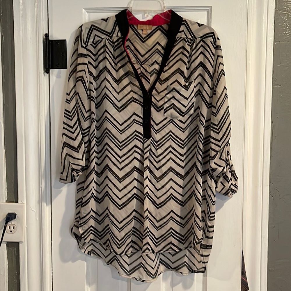 Sheer Blouse, Size XL